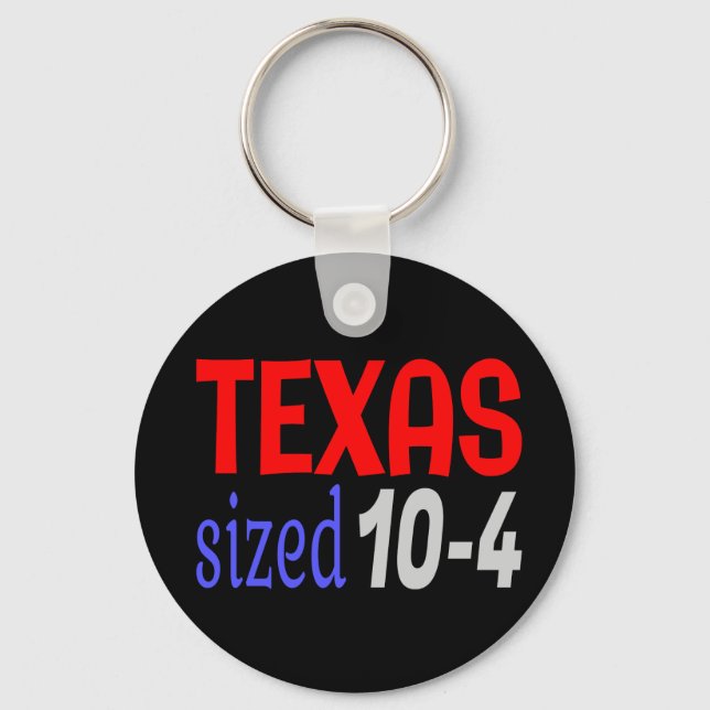 10-4 LetterKenny i Texas-format Nyckelring (Framsida)