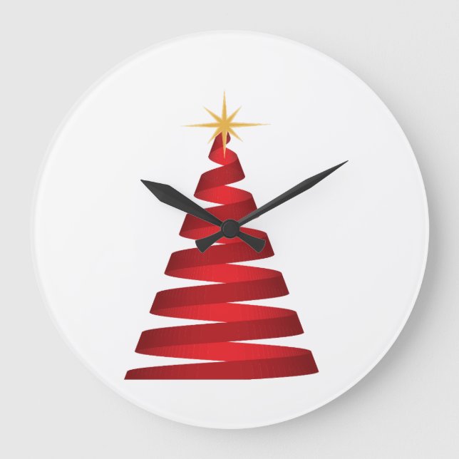 10.75" Round Acrylic Wall Clock Stor Klocka (Framsida)