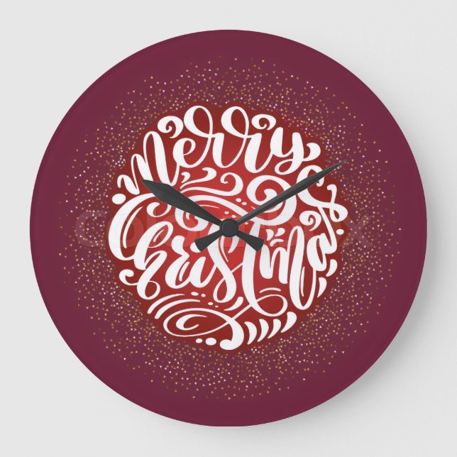 10.75" Round Acrylic Wall Clock Stor Klocka (Framsida)