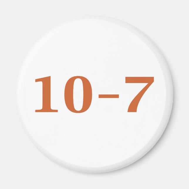 10-7 ur drift magnet (Framsidan)