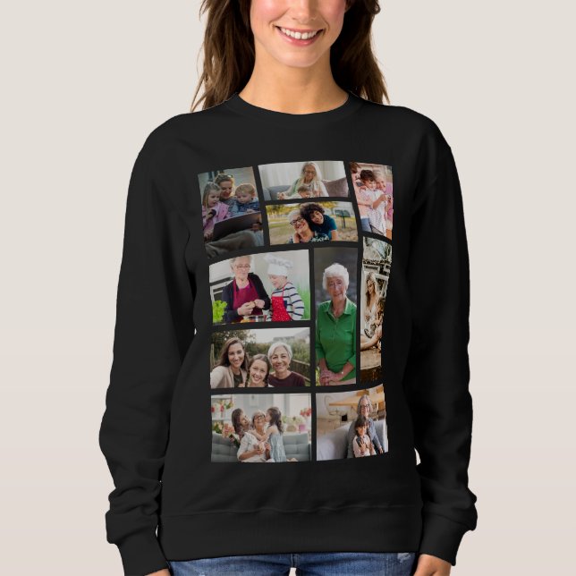 10 Anpassningsbars fotokollage T-Shirts (Framsida)