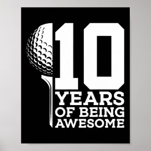 10 år av Fantastisk Golf 10:e födelsedagen 1 Poster