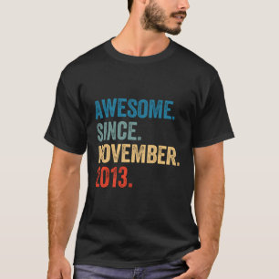 10 år gamla 10:e födelsedagsbarnen Fantastisk seda T Shirt