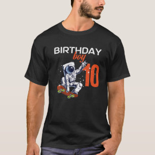 10 år gammal astronaut Space Skate, 1 T Shirt