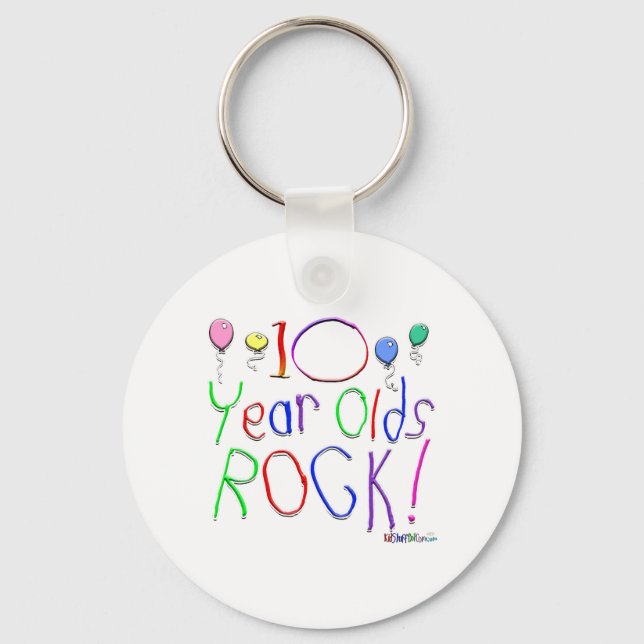 10 år gammal Sten! Nyckelring (Framsida)