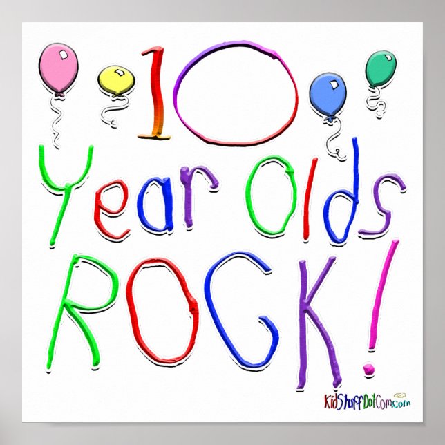 10 år gammal Sten! Poster (Framsidan)