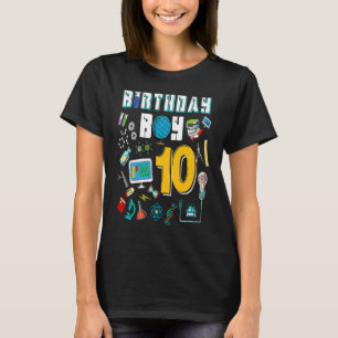 10 år gammalt kemitema födelsedag 10 år t shirt