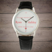 10 år gift ⚭ (med namn)