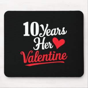 10 år hennes valentin _ årsjubileum par valen musmatta