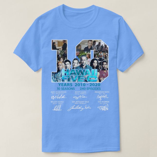10 Åren 2010 2020 Namnteckning TShirt T Shirt (Design framsida)