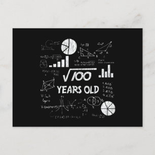 10 Årig Födelsedags Nördigt Matte 10-årspresent Vykort