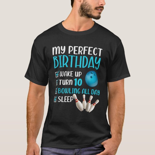 10-årig Födelsedagsfest för gångjärnet 10:e spelar T Shirt (Framsida)