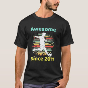 10-årig fotbollsspelare Fantastisk sedan 2011 10th T Shirt