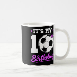 10-årig tjej 10-årspresent fotboll födelsedagspres kaffemugg