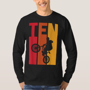 10-åriga BMX-födelsedagsgåva från Party Boys Dirt T Shirt