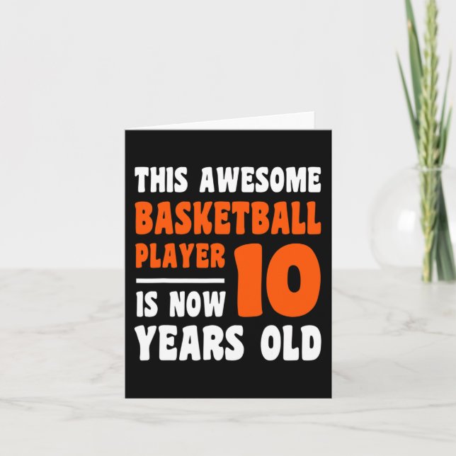 10-åriga Lycklig 10:e födelsedagsbasket 10:e Bi Kort (Framsida)