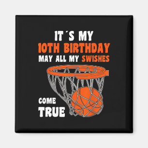10-åriga Lycklig 10:e födelsedagsbasket 10:e Bi Magnet