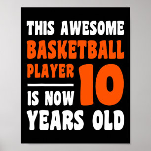 10-åriga Lycklig 10:e födelsedagsbasket 10:e Bi Poster