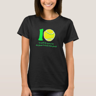 10-åriga tennis Player 2012 10-årsdagen T Shirt