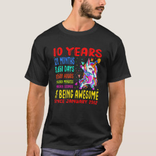 10 års ålder av att vara Fantastisk 10:e födelseda T Shirt