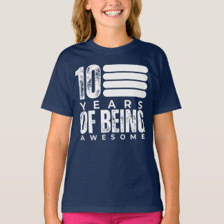 10 års ålder av Fantastisk 10:e födelsedagen T Shirt