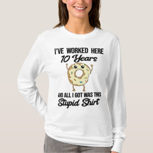 10 års arbetsårsdag - personalvärdering T-S T Shirt