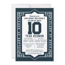 10 års återförening av högskoleklass enligt artike