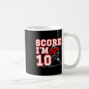 10-års födelsedag ishockey pojke tio år gammal ish kaffemugg