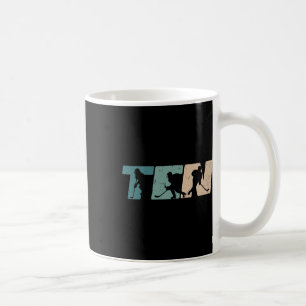 10-års födelsedag Retro ishockey 10 år gammal pojk Kaffemugg