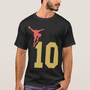10-års födelsedag Skateboard Älskare Skater 10 år T Shirt