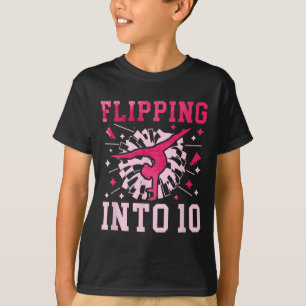 10-års födelsedagscheerleader Tioårig Cheerleading T Shirt