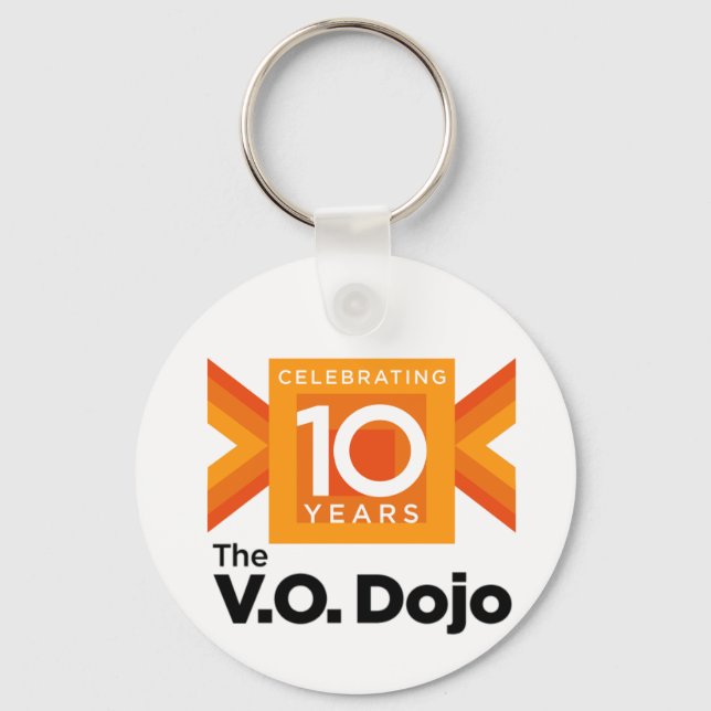 10 års nyckelkedja nyckelring (Framsida)