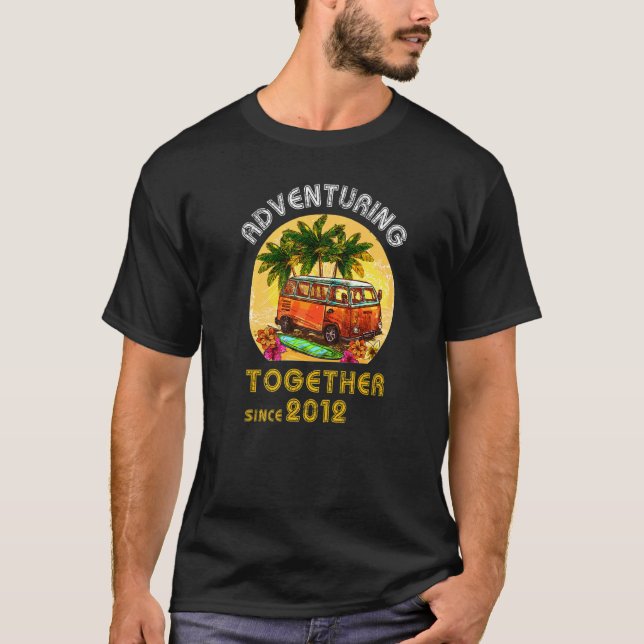 10 års samägande sedan 2012 Par T Shirt (Framsida)