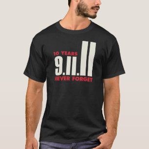 10 årsårsdagSeptember 11th skjorta T-shirt