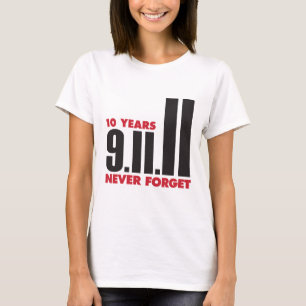 10 årsårsdagSeptember 11th skjorta Tee
