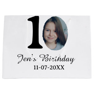 10-årsdag foto fet brev-barn namn datum st