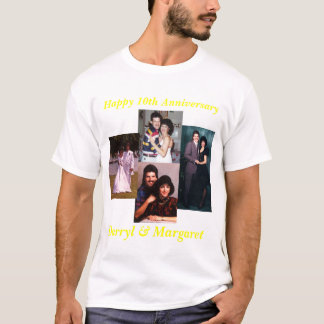 10-årsdagen Bröllop Tee Shirt