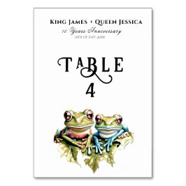 10-årsdagen för Bröllop, Garden Avslappnad Party Bordsnummer