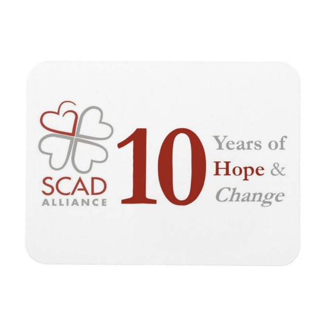 10-årsdagen SCAD Alliance-magnet Magnet (Horisontell)