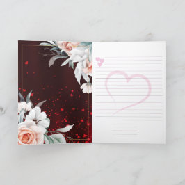 10-årsjubileum för bröllop gratulationskort guld tack kort