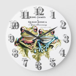 10-årsjubileum för bröllop Trädgårds casual-fest Stor Klocka