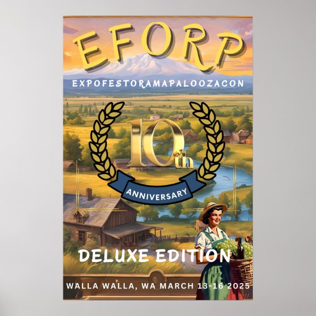 10-årsjubileum för EFORP 2025, Deluxe Edition, Pos Poster (Framsidan)