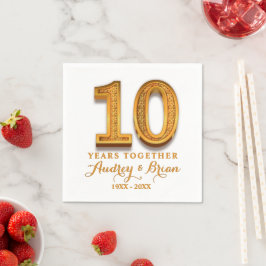 10-årsjubileum Personlig Pappersservett