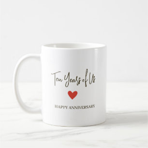 10-årsjubileum – Tio år av oss Kaffemugg