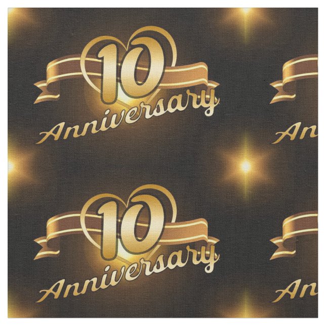 10-årsjubileum! tyg (Närbild)