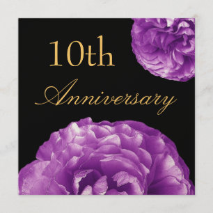 10-årsjubileums inbjudan - PURPLE Rosor