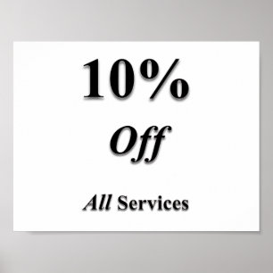 10 % av alla tjänster Poster projektionsyta