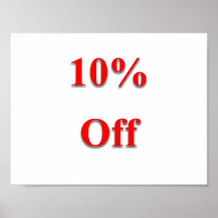 10 % av Poster projektionsyta