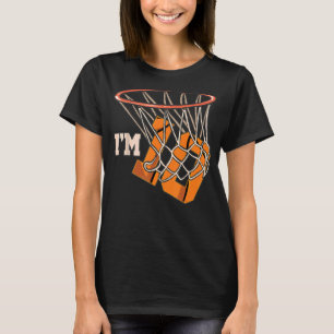 10 Basketball Theme Födelsedagsfest Firande T Shirt