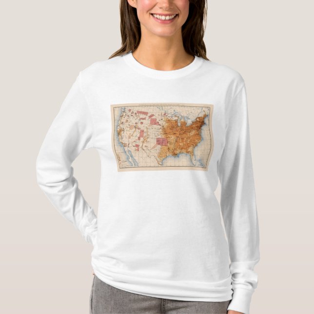 10 befolkning 1870 t shirt (Framsida)